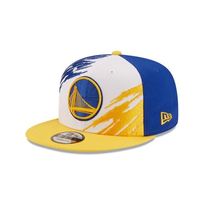 Golden State Warriors Gorra | New Era NBA Splatter 9fifty Snapback Cap Mexico - Azules